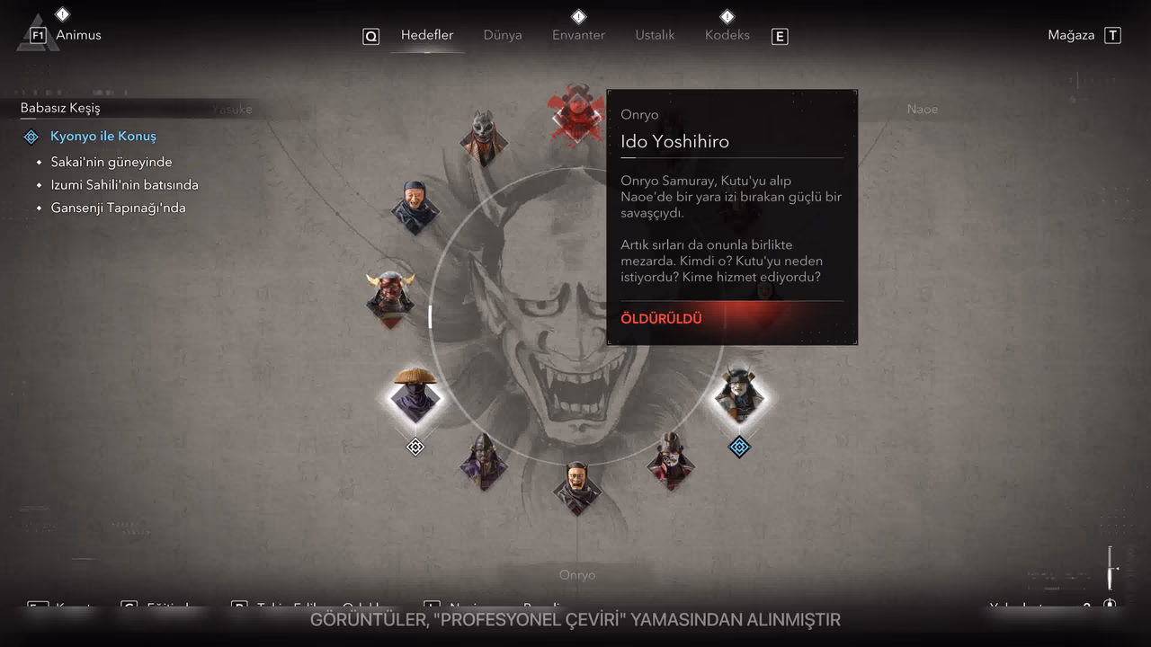 Assassin's Creed: Shadows Türkçe yama oynanış görüntüsü 4