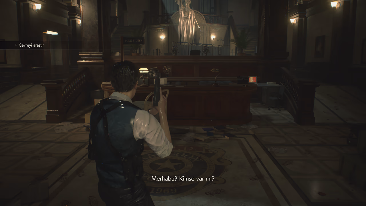 Resident Evil 2: Remake Türkçe yama oynanış görüntüsü 5