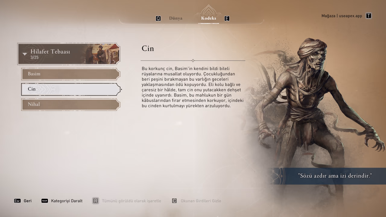 Assassin's Creed Mirage Türkçe yama oynanış görüntüsü 3
