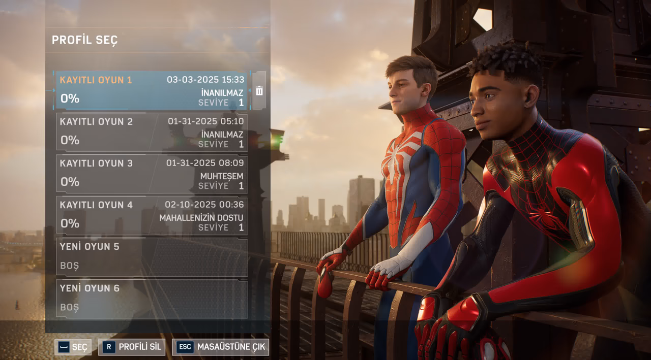 Marvel's Spider-Man 2 Türkçe yama oynanış görüntüsü 1