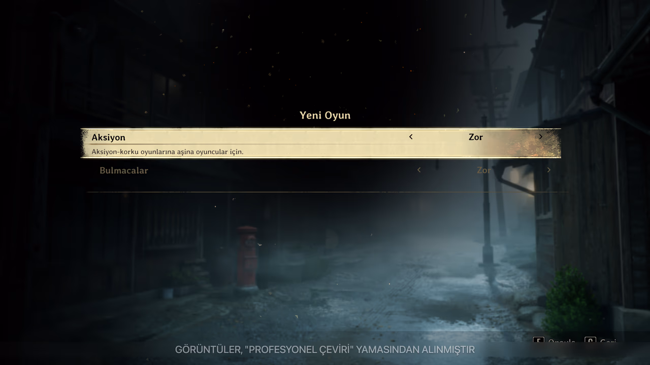 SILENT HILL f Türkçe yama oynanış görüntüsü 2
